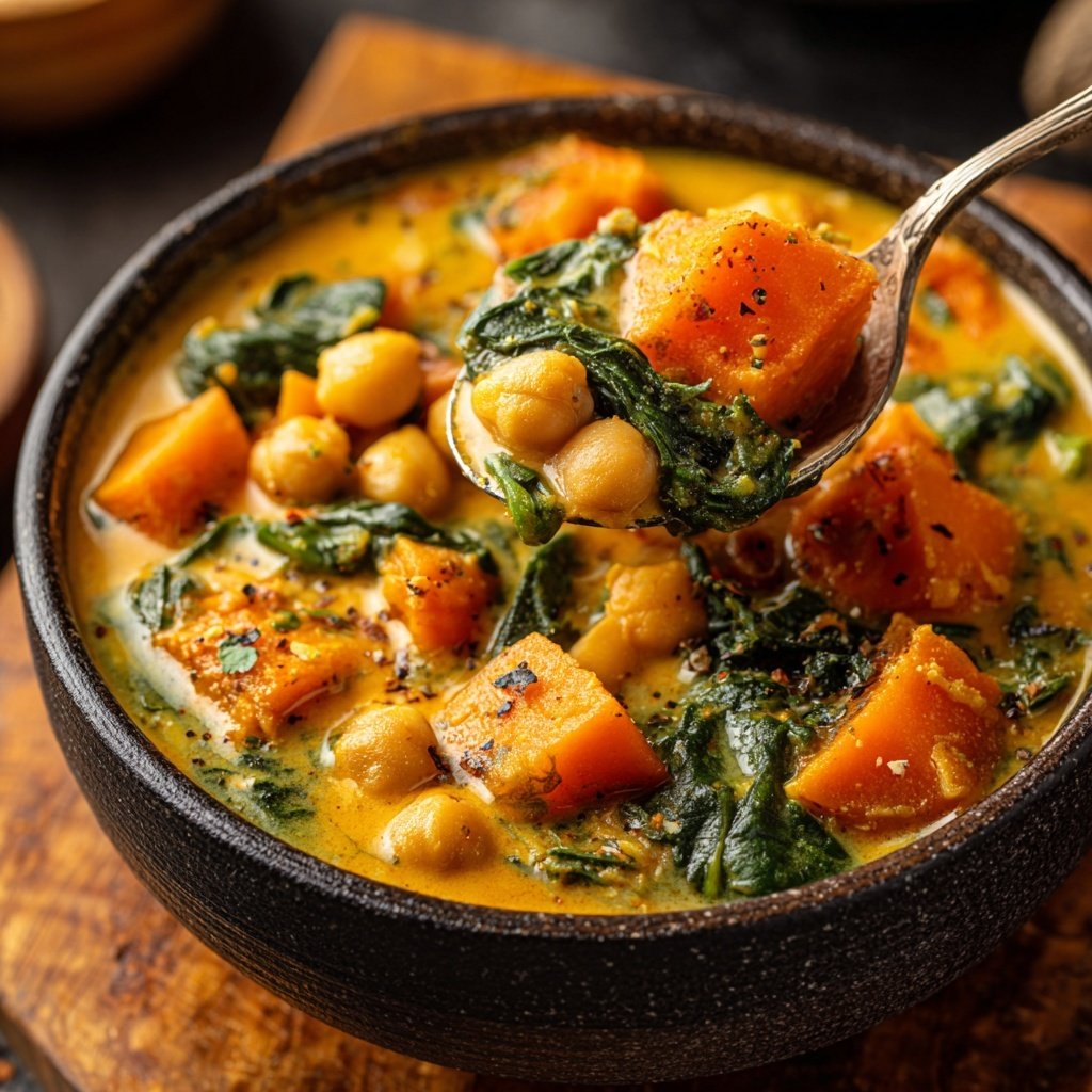 Jamaican Sweet Potato Chickpea Stew
