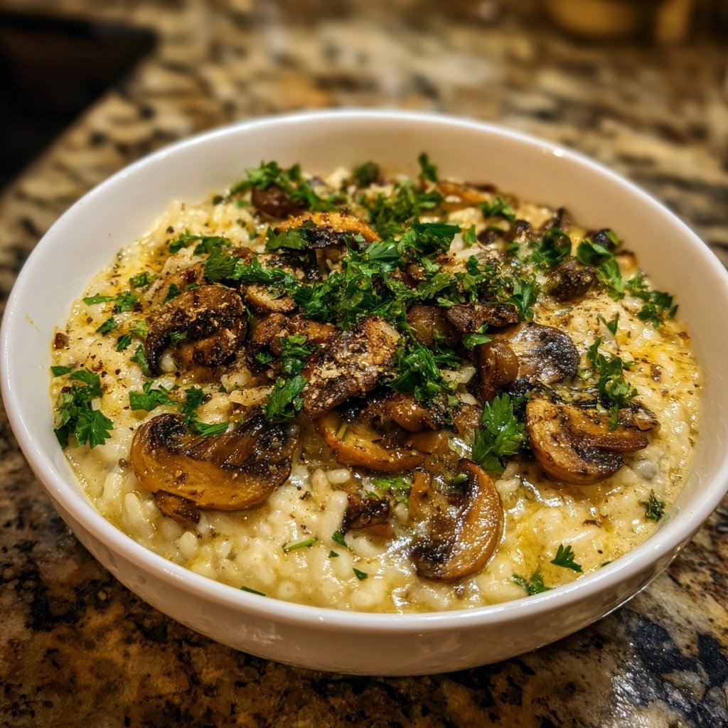 Creamy Mushroom Risotto