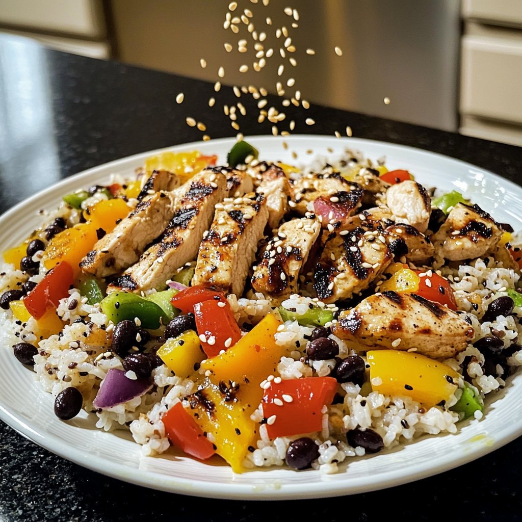 High Protein Rice Bowls