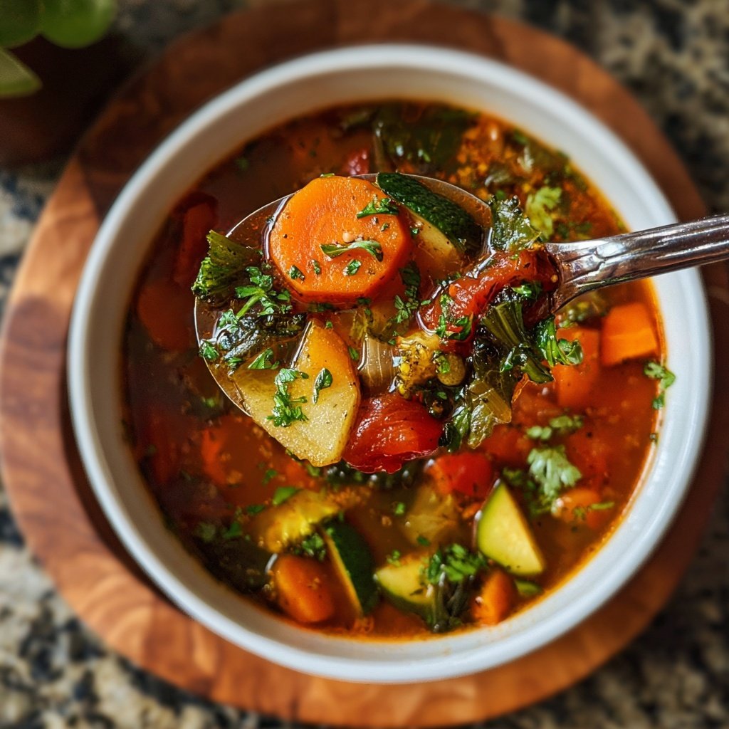 Spring Garden Vegetable Soup
