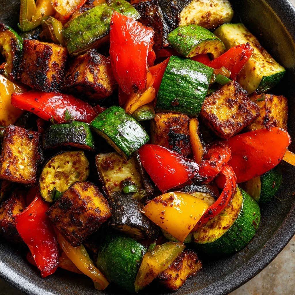 Jamaican Jerk Spiced Vegetables