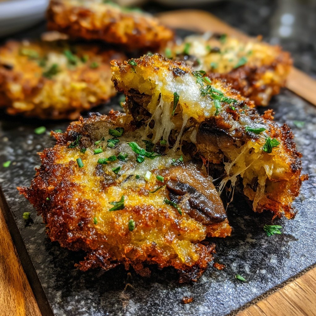 Easy Slider Crispy Mushroom Smash