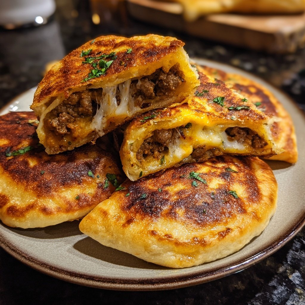 Super Bowl Party Food Stuffed Mini Flatbreads