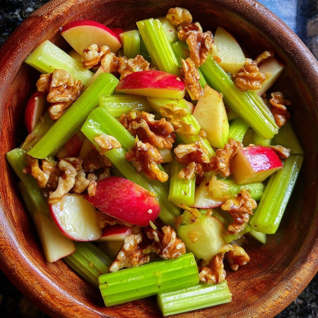 Celery Salad With Apples And Walnuts