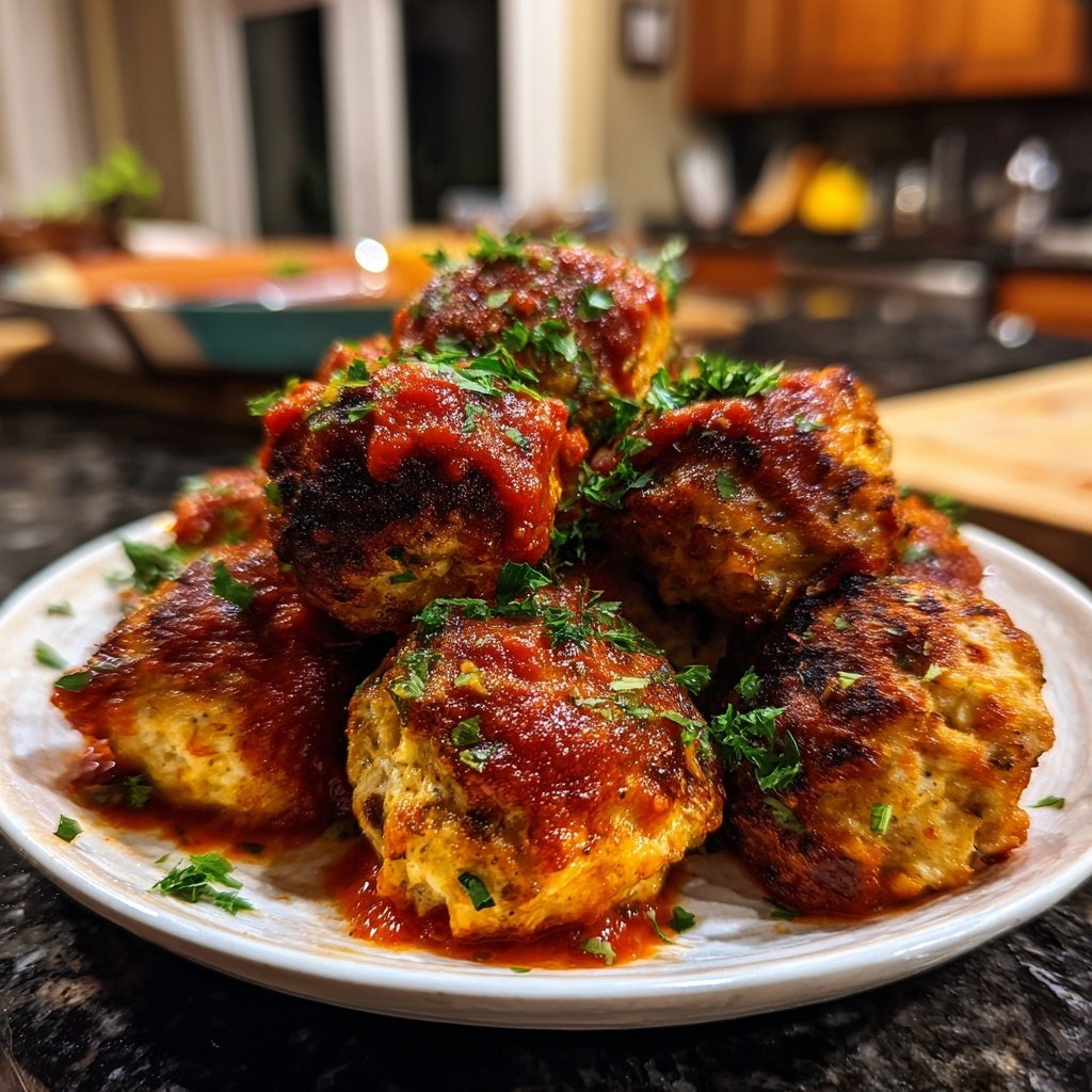Baked Turkey Meatballs