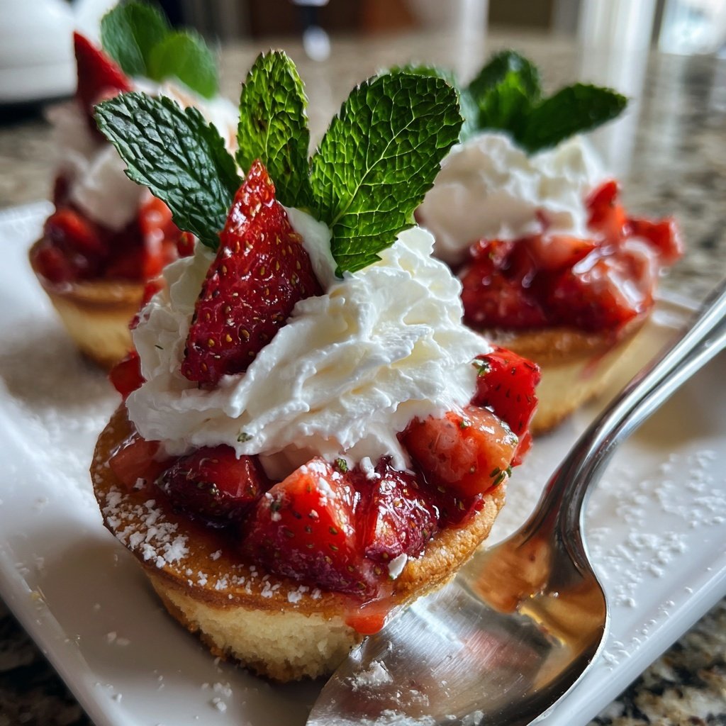 Easy Strawberry Shortcake Cups